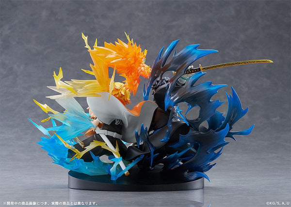 Demon Slayer: Kimetsu no Yaiba - Zenitsu Agatsuma & Kaigaku - PVC Statue (15 cm)