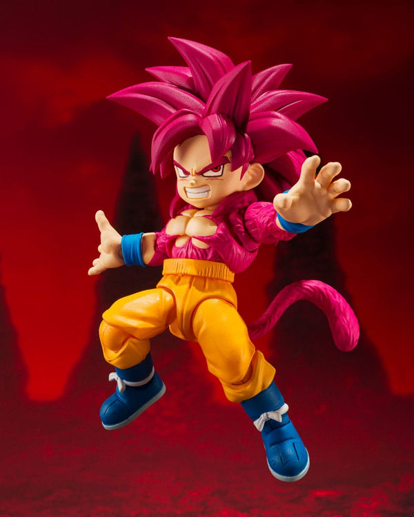Dragon Ball Daima - Son Goku: Super Saiyan Level 4 Ver. - S.H.Figuarts Mini Action Figur (8 cm)