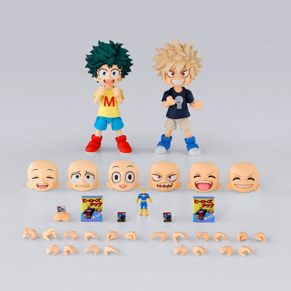 My Hero Academia - Izuku Midoriya & Katsuki Bakugo: Childhood Set Ver. - S.H.Figuarts Action Figur (9 cm)