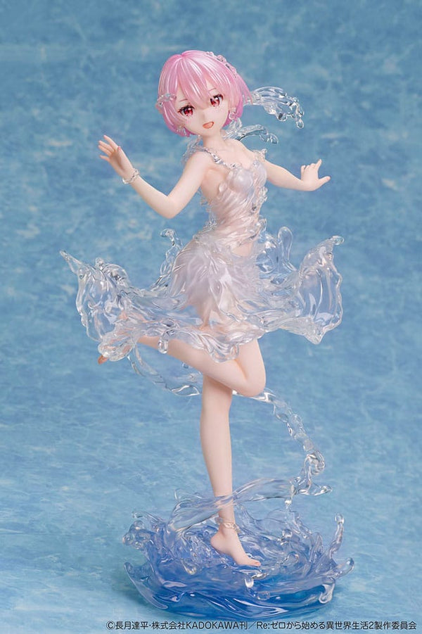 Re:ZERO - Ram: Aqua Dress Ver. - PVC Statue 1/7 (23 cm)