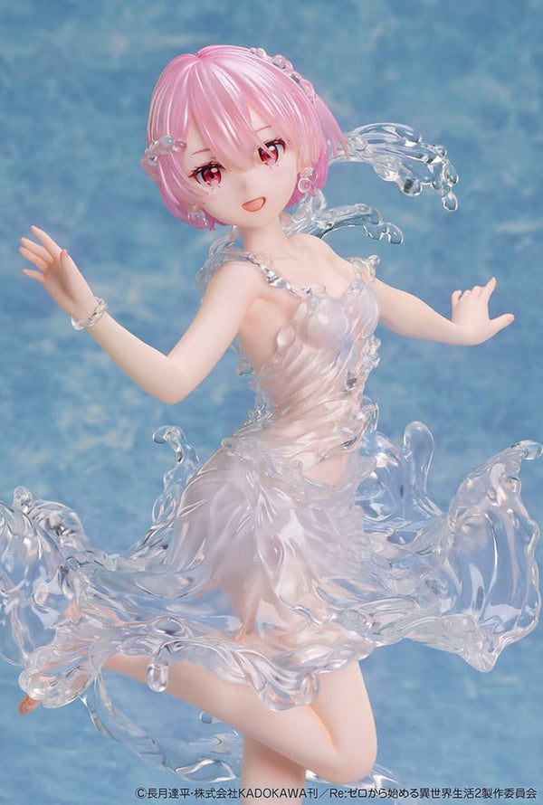 Re:ZERO - Ram: Aqua Dress Ver. - PVC Statue 1/7 (23 cm)