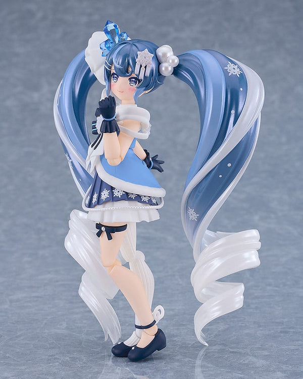 Vocaloid - Hatsune Miku: Snow Miku Crystal Snow Ver. - Figma Action Figur (13 cm)
