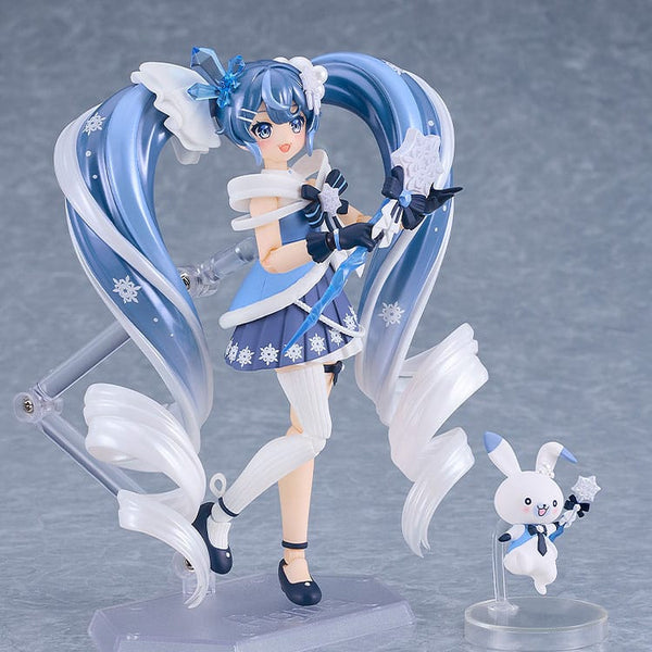 Vocaloid - Hatsune Miku: Snow Miku Crystal Snow Ver. - Figma Action Figur (13 cm)
