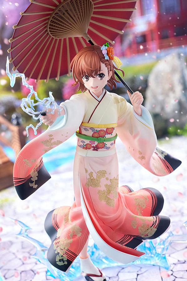 A Certain Scientific Railgun T - Mikoto Misaka: Furisode Kimono Ver. - Statue 1/7 (28 cm)