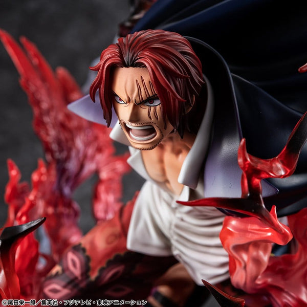 One Piece - Red-Haired Shanks Kamusari: P.O.P SA-MAXIMUM Ver. - PVC Statue (25 cm)