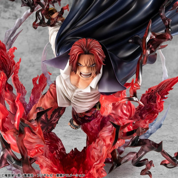 One Piece - Red-Haired Shanks Kamusari: P.O.P SA-MAXIMUM Ver. - PVC Statue (25 cm)