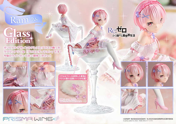 Re:ZERO - Ram: Glass Edition - PVC Statue 1/7 (24 cm)