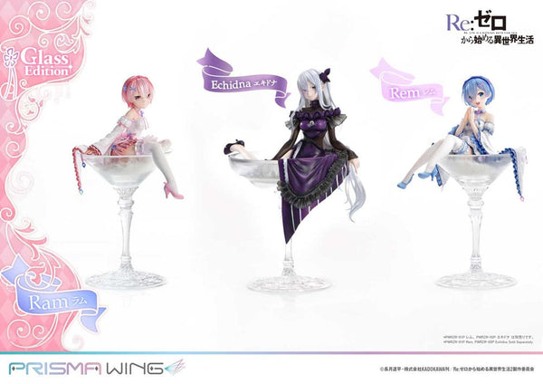 Re:ZERO - Ram: Glass Edition - PVC Statue 1/7 (24 cm)