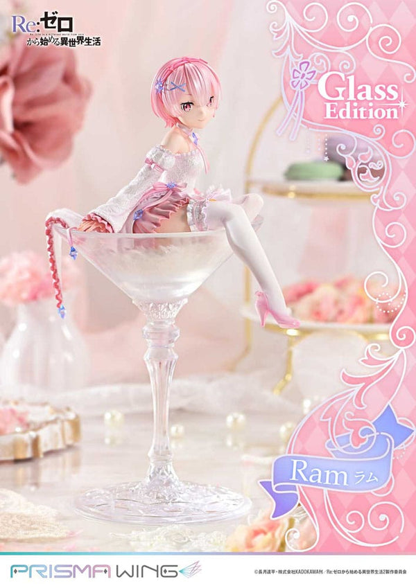 Re:ZERO - Ram: Glass Edition - PVC Statue 1/7 (24 cm)