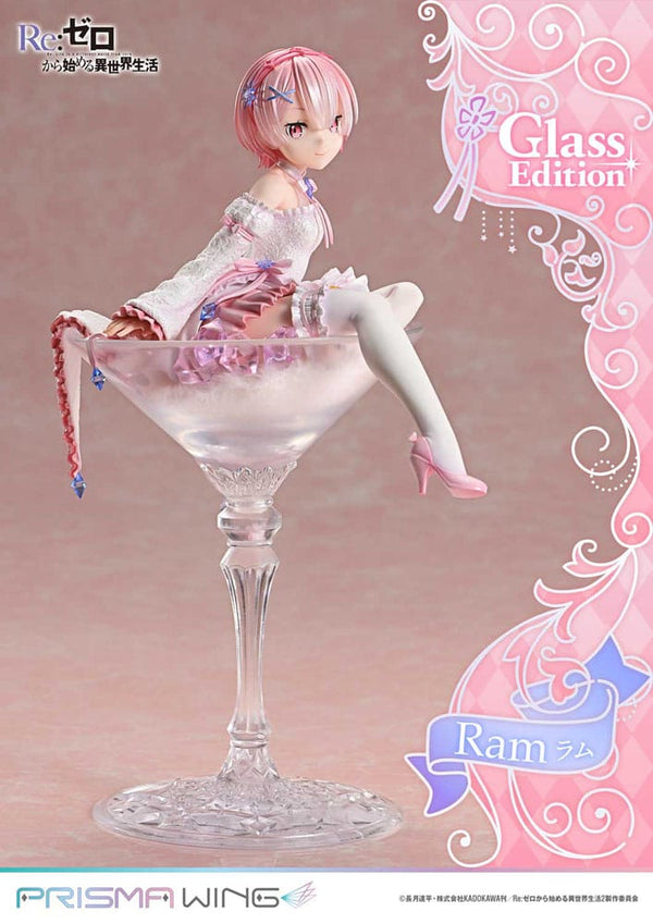 Re:ZERO - Ram: Glass Edition - PVC Statue 1/7 (24 cm)