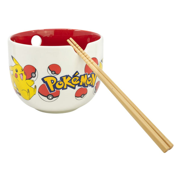 Pokémon - Pikachu - Ramen Skål med Spisepinde