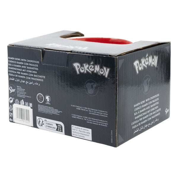 Pokémon - Pikachu - Ramen Skål med Spisepinde