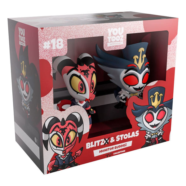 Helluva Boss - Blitzo & Stolas - Monitor Buddiez Vinyl Figurer