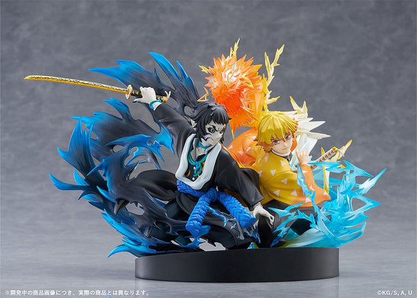 Demon Slayer: Kimetsu no Yaiba - Zenitsu Agatsuma & Kaigaku - PVC Statue (15 cm)