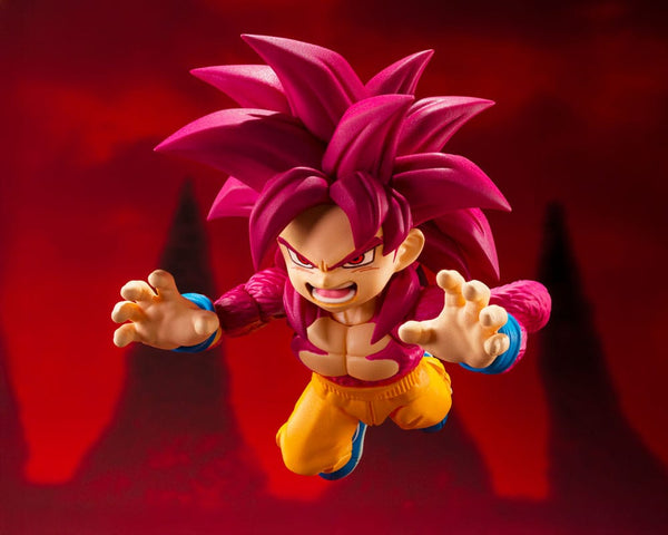 Dragon Ball Daima - Son Goku: Super Saiyan Level 4 Ver. - S.H.Figuarts Mini Action Figur (8 cm)