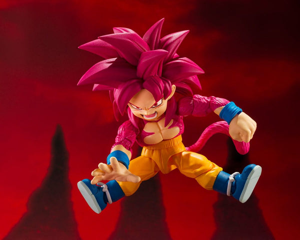 Dragon Ball Daima - Son Goku: Super Saiyan Level 4 Ver. - S.H.Figuarts Mini Action Figur (8 cm)