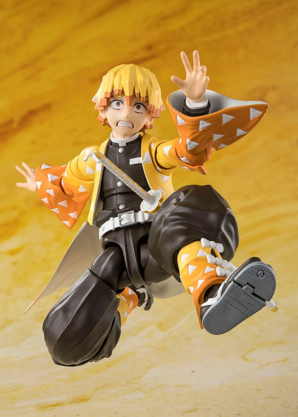 Demon Slayer: Kimetsu no Yaiba - Zenitsu Agatsuma - S.H.Figuarts Action Figur (14 cm)