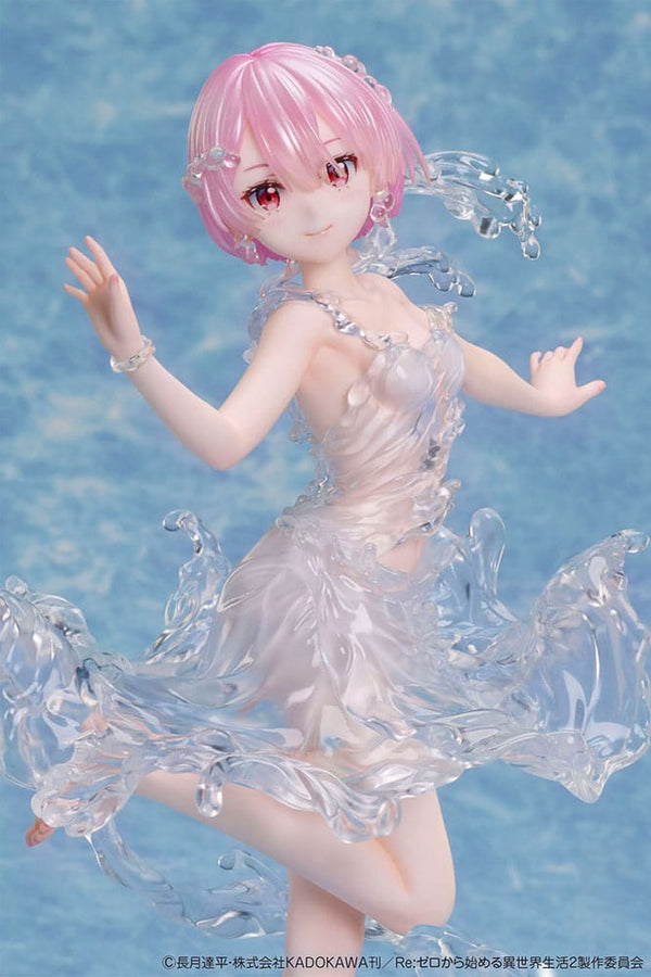 Re:ZERO - Ram: Aqua Dress Ver. - PVC Statue 1/7 (23 cm)