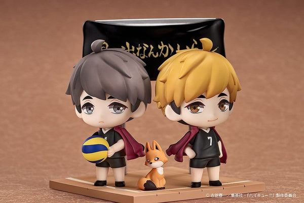 Haikyu!! - Atsumu Miya & Osamu Miya - Qset+ Mini Figurer 2-Pack (8 cm)