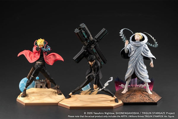 Trigun - Millions Knives: Trigun Stampede Ver. - ARTFXJ Statue 1/8 (24 cm)