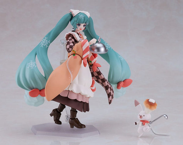 Vocaloid - Hatsune Miku: Snow Miku Winter Delicacy Ver. - Figma Action Figur (14 cm)