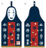 Spirited Away - No Face - Dress Håndklæde (41 x 20 cm)