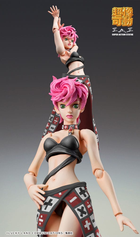 JoJo's Bizarre Adventure - Trish Una: Black Ver. - Super Action Figur (15 cm)