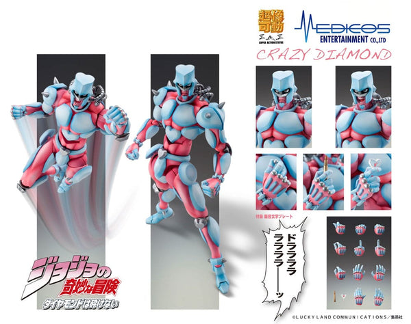JoJo's Bizarre Adventure - Crazy Diamond - Super Action Figur (16 cm)