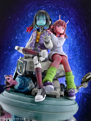 Milky Subway The Galactic Limited Express - Chiharu & Makina - PVC Figurer 2-Pack (18 cm)