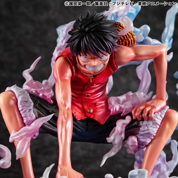 One Piece - Monkey D. Luffy: Gear 2 Limited Edition Ver. - P.O.P PVC Statue (19 cm)