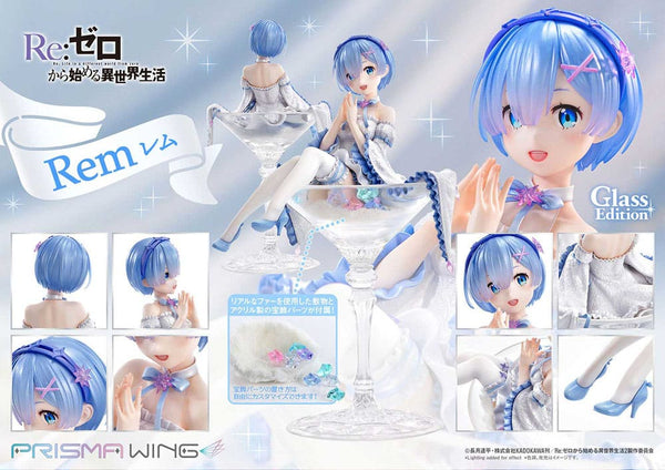 Re:Zero - Rem: Glass Edition - Prisma Wing PVC Statue 1/7 (23 cm)