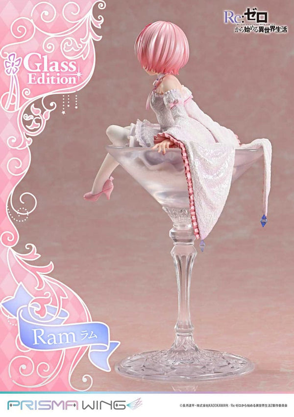 Re:ZERO - Ram: Glass Edition - PVC Statue 1/7 (24 cm)