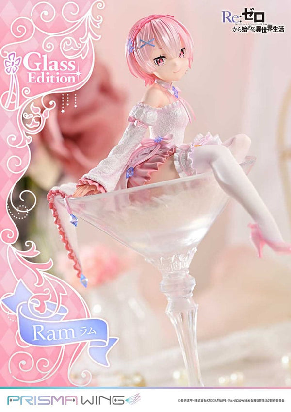 Re:ZERO - Ram: Glass Edition - PVC Statue 1/7 (24 cm)