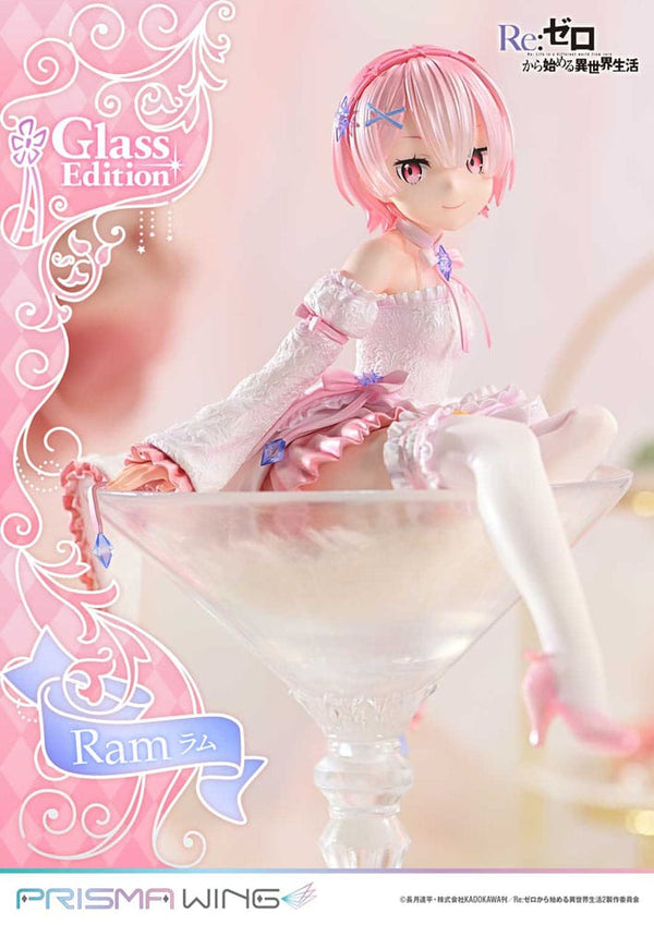 Re:ZERO - Ram: Glass Edition - PVC Statue 1/7 (24 cm)