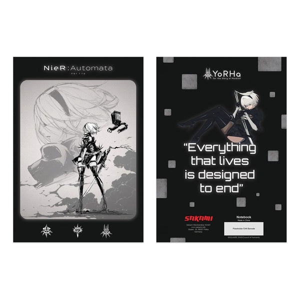 NieR: Automata Ver.1.1a - Notesbog (14.5 x 21 cm / A5)
