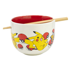 Pokémon - Pikachu - Ramen Skål med Spisepinde
