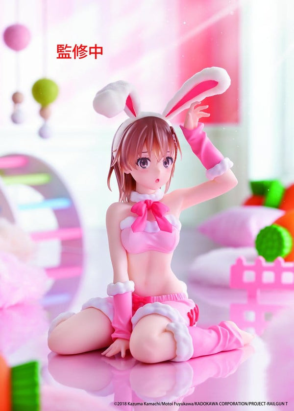 A Certain Scientific Railgun - Mikoto Misaka: Fluffy Bunny Ver. - PVC Figur (13 cm)